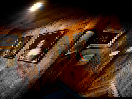 Mai bij het Czaar Peterhuisje