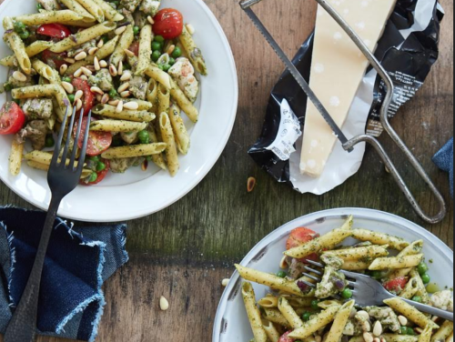 Recept in 1 minuut: linzenpasta pesto