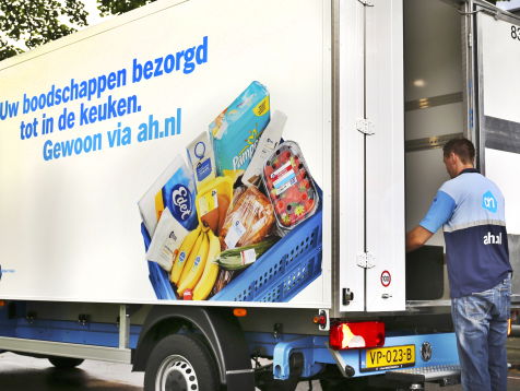 Online boodschappen doen stijgt explosief
