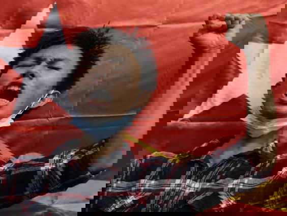 Lichtpuntjes in Myanmar