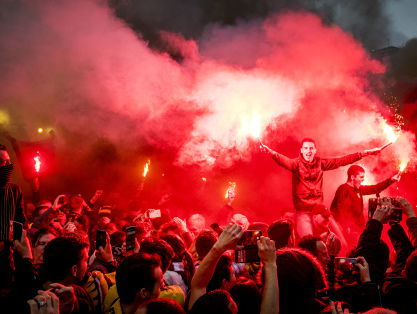 Arnhem loopt uit voor huldiging Vitesse