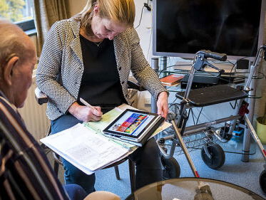 In verpleeghuizen gaat het veel beter zonder bezoek