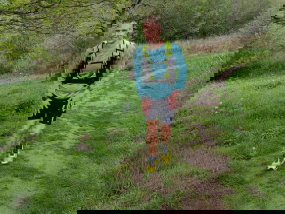 Addie van der Vleuten liep als snelste ooit het Pieterpad