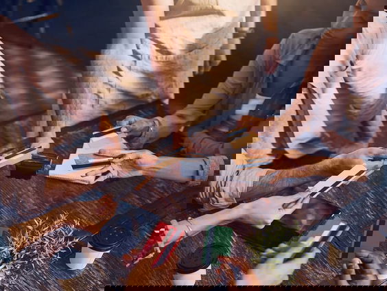 Een rekening delen hoort niet