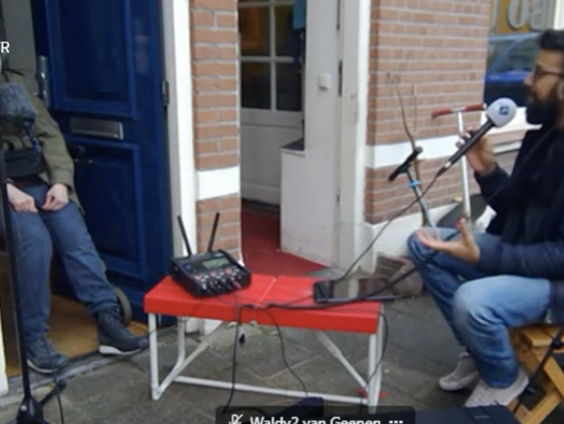 Charlie Loos (71) heeft vandaag niet gestemd vanwege het coronavirus