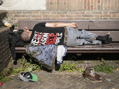 Daklozen in Amerika hebben het nu zwaarder dan ooit