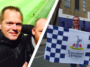 Zo hebben Ajax-fan Ricardo en Spurs-fan Willem de wedstrijd gisteren ervaren