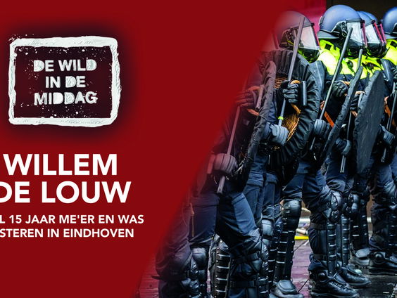Willem de Louw is al 15 jaar ME'er en was gisteren aanwezig in Eindhoven