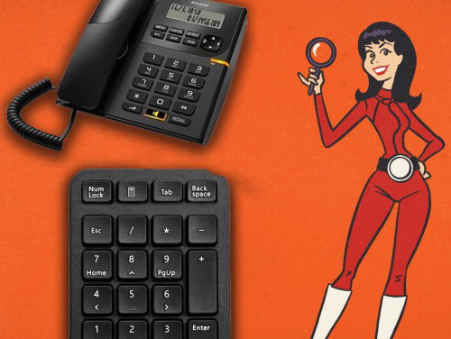 Waarom is het numerieke toetsenbord van de telefoon anders dan het toetsenbord de computer?