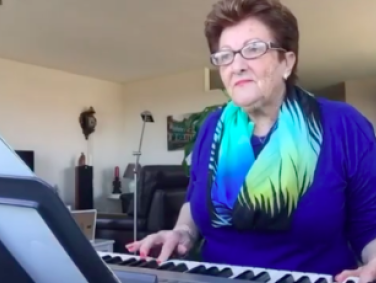 Orgelspeler Joke had succes van haar Instagram-account niet verwacht