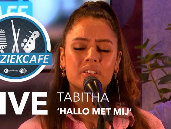 Tabitha - 'Hallo Met Mij' live bij Muziekcafé