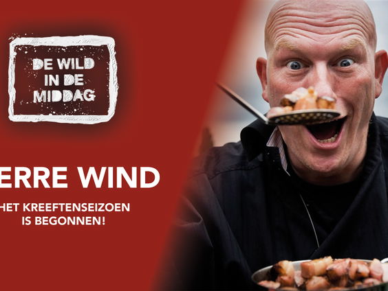 Pierre Wind over het kreeftenseizoen én zijn voedselbankkookboek