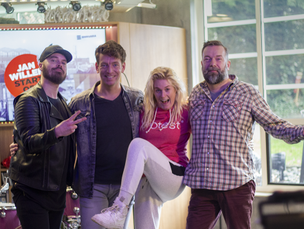 Miss Montreal en Wulf in de studio!