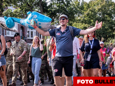Frank loopt de Nijmeegse Vierdaagse voor Stichting ALS