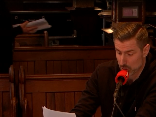 Spokenwordartists Luan Buleshkaj en Marco Martens