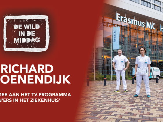 Richard Groenendijk werkte in het Erasmus Medisch Centrum voor het tv-programma ‘BN'ers in het ziekenhuis'