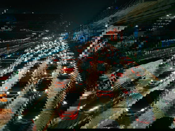 "In de file vast"-lied