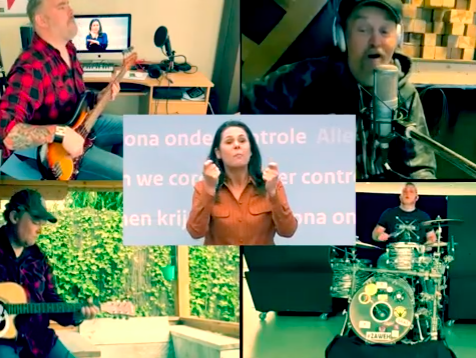 Mooi Wark nog geen reactie van doventolk Irma op ode