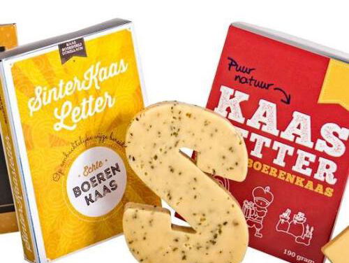 Na de chocoladeletter nu ook een kaasletter. En da's meteen een succes!
