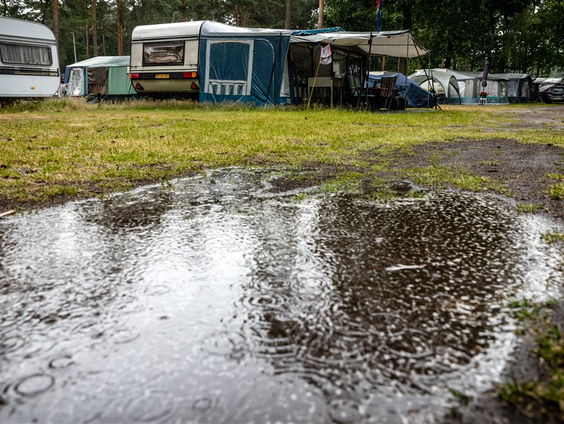 Wanneer stopt het met regenen?