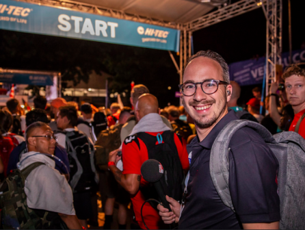 Frank loopt Vierdaagse