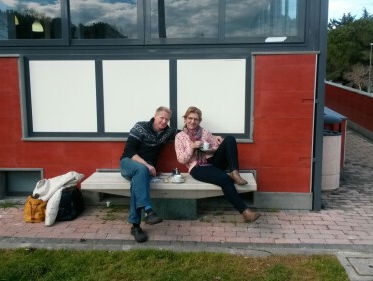 Frans en Marleen en hun vrachtwagen vol warmte hebben hun bestemming bereikt!