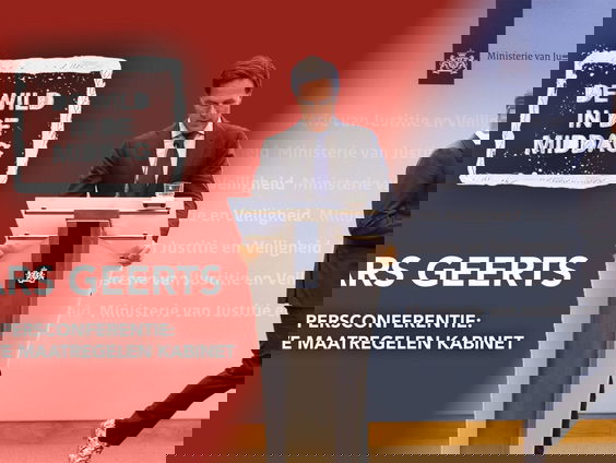 Lars Geerts blikt met ons vooruit op een 'slecht-nieuws' persconferentie