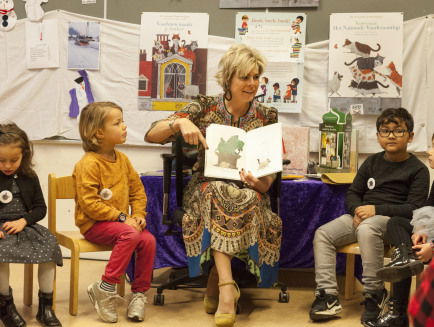 Prinses Laurentien is vandaag voorleesprinses