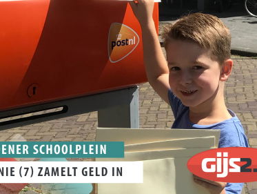 Bennie zamelt geld in voor een groener schoolplein follow up