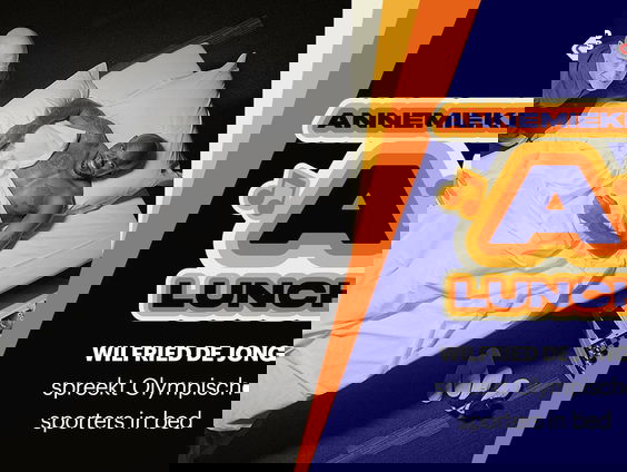 Wilfried de Jong spreekt Olympische sporters in bed