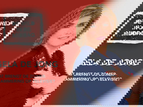 Angela de Jong over de zomerprogrammering