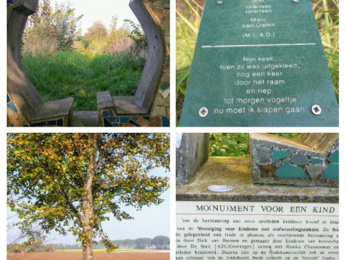 Betsy: Terug naar de boom voor haar overleden kind op de Herinneringsdijk.