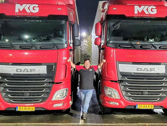 Ook vrachtwagenchauffeur Jeroen staat in Engeland te wachten
