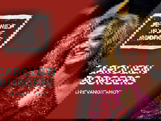 Carolien Borgers vanuit Ahoy voor het Eurovisiesongfestival!