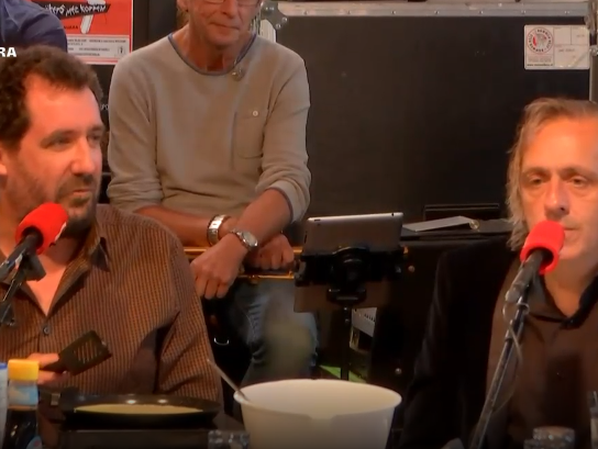Gijs Groenteman en Marcel van Roosmalen over hun pannekoekencaravan