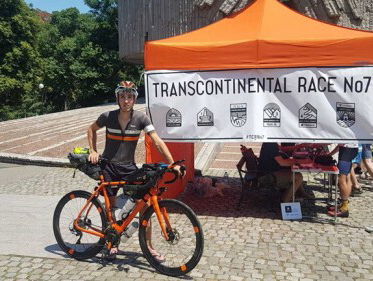 Job Hendrickx is derde geworden bij de Transcontinental Race