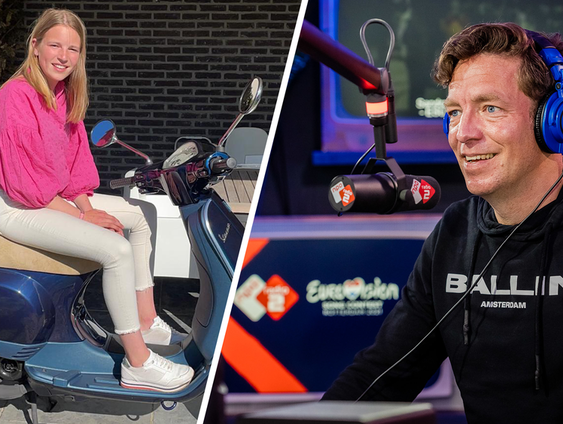 Vader van Noortje maakt veel los met scooter Jan-Willem