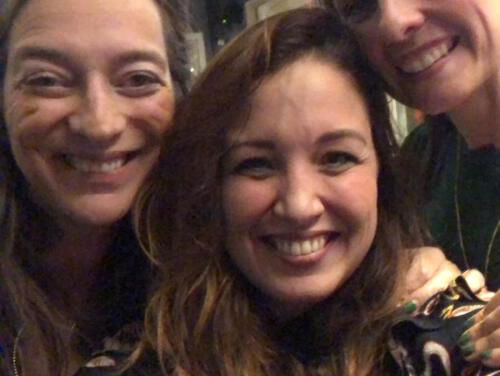 Liz Luyben en Iris Posthouwer te gast