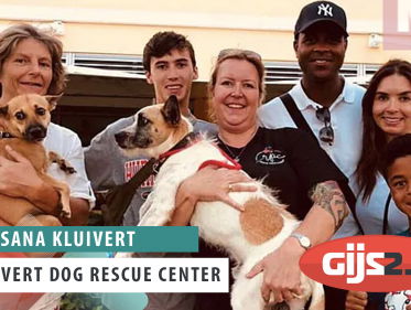 Rossana Kluivert redt honden op Curaçao