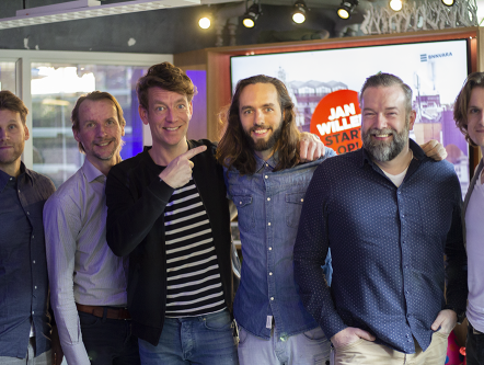 Tim Dawn in de studio