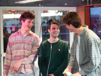 Muzikale whizzkid Blanks in de studio