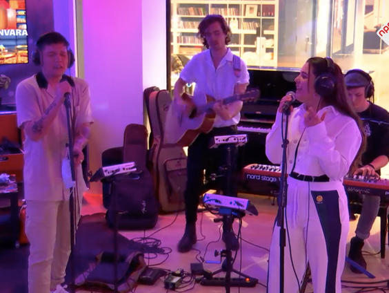 Ruben Annink & Amina- Verleden tijd van liefde (Live @ Fragiel)