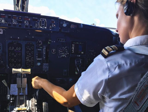 Michelle Gooris over vliegen in een storm