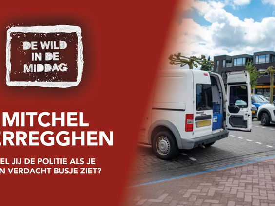 Bel jij de politie bij een verdacht busje? Volgens politieagent Mitchel waarschijnlijk niet