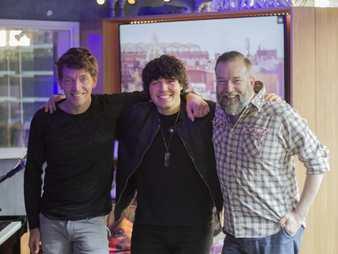 Marnix Emanuel in de studio