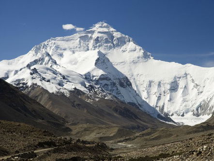 De Mount Everest ziet er nu anders uit