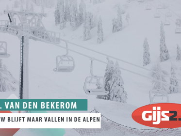 Het blijft maar sneeuwen in de Alpen