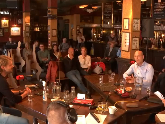 Statenleden Tom Ludwig van GroenLinks en Marcel Thijssen van het CDA in de clinch over de toekomst van hu ...