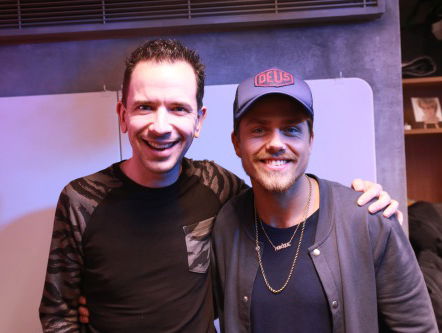 Dré Hazes in de studio