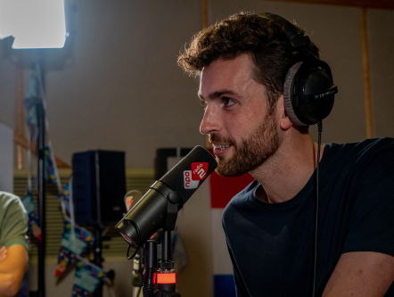 Duncan in de studio
